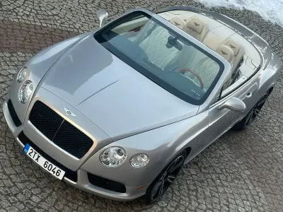 Usata Bentley Continental GT Convertible Mulliner 507 CV (372 kW) 2014 Argento Cabrio