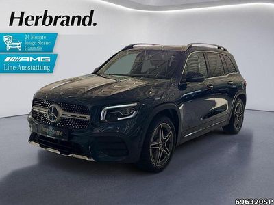 Gebraucht Mercedes GLB220 AMG 190 PS (139 kW) 2023 Denimblau metallic SUV