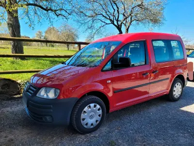 Gebraucht VW Caddy Life 109 PS (80 kW) 2008 Rot Van / Kleinbus