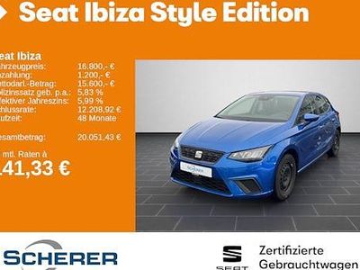 Usata Seat Ibiza Style 116 CV (85 kW) 2024 Blu Utilitaria
