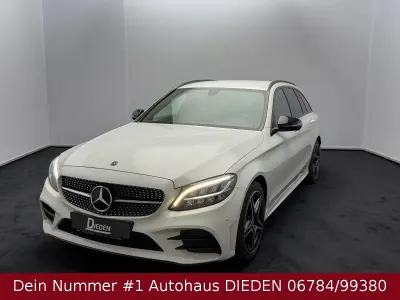 Gebraucht Mercedes C200 AMG 184 PS (135 kW) 2018 Weiß Kombi