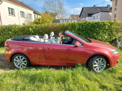 Gebraucht VW Golf Cabriolet Basis 140 PS (102 kW) 2014 Rot Cabrio