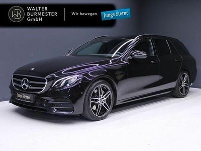 Gebraucht Mercedes E220 AMG 194 PS (142 kW) 2020 Metalliclack obsidianschwarz Kombi