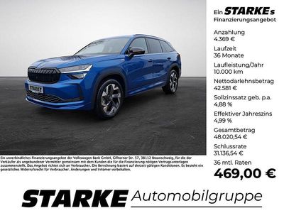 Neu Skoda Kodiaq SportLine 150 PS (110 kW) 2025 Blau SUV