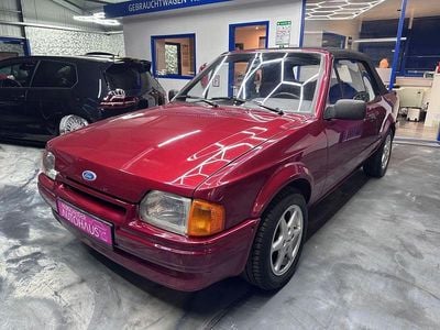 Gebraucht Ford Escort Cabriolet Ghia 73 PS (53 kW) 1987 Rot Cabrio