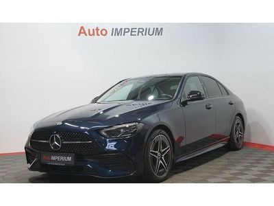 Second-hand Mercedes C220 AMG line 200 CP (147 kW) 2022 Albastru Berlinǎ