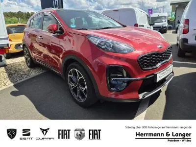 Gebraucht Kia Sportage GT-Line 177 PS (130 kW) 2018 Rot / infrarot (metallic) SUV