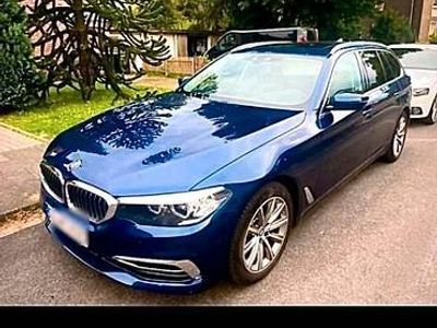 Gebraucht BMW 520 Luxury Line 190 PS (139 kW) 2018 Blau Kombi