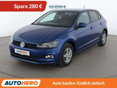 Gebraucht VW Polo Trendline 75 PS (55 kW) 2018 Reef blue Kleinwagen
