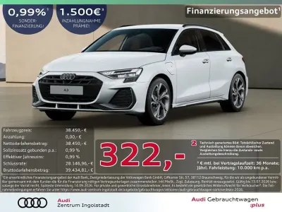 Gebraucht Audi A3 S-Line 204 PS (150 kW) 2025 Gletscherweiß metallic Limousine