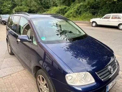 Gebraucht VW Touran Conceptline 105 PS (77 kW) 2005 Blau Van / Kleinbus