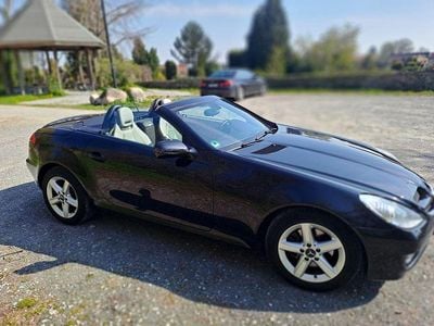 Usata Mercedes SLK200 184 CV (135 kW) 2009 Nero Cabrio