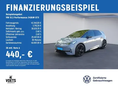 Gebraucht VW ID.3 GTX 239 kW (326 PS) 2025 Grau Kleinwagen