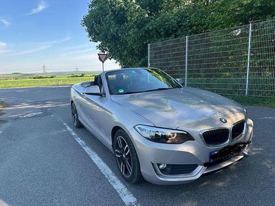 Usata BMW 220 Performance 184 CV (135 kW) 2016 Argento Cabrio