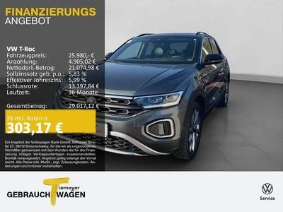 Gebraucht VW T-Roc Goal 150 PS (110 kW) 2025 Grau SUV