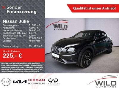 Neu Nissan Juke N-Connecta 143 PS (105 kW) 2025 Schwarz SUV