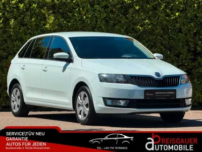 Gebraucht Skoda Rapid 90 PS (66 kW) 2017 Weiß Kleinwagen