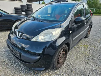 Brugt Peugeot 107 68 HK (50 kW) 2007 Sort Hatchback
