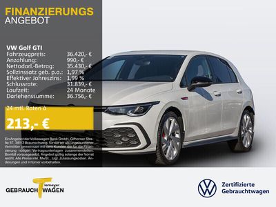Weiß Gebraucht 2024 VW Golf VIII GTI Kleinwagen | 37.720 € (Teuer)