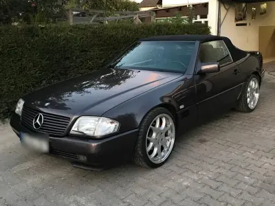 Brugt Mercedes SL320 231 HK (169 kW) 1994 Lilla Cabriolet