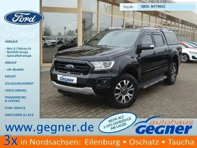 Brugt Ford Ranger Wildtrack 212 HK (155 kW) 2022 Sort Pickup / Ladvogn