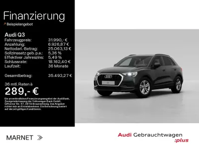 Gebraucht Audi Q3 Basis 150 PS (110 kW) 2024 Mythosschwarz metallic SUV