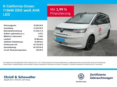 Gebraucht VW California California 150 PS (110 kW) 2025 Candy weiss Van