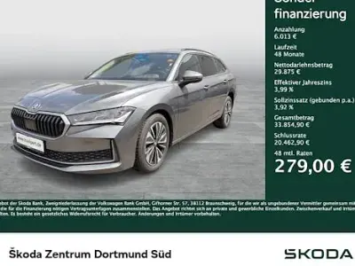 Gebraucht Skoda Superb Selection 150 PS (110 kW) 2025 Graphitegrau metallic Kombi