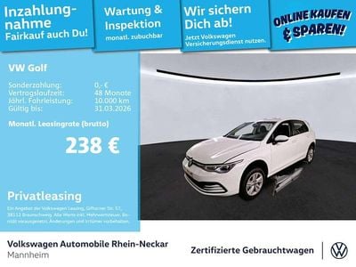 Gebraucht VW Golf VIII Life 131 PS (96 kW) 2022 Pure white Limousine
