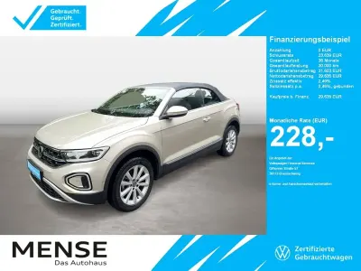 Gebraucht VW T-Roc Cabriolet Style 150 PS (110 kW) 2025 Ivory silver Cabrio