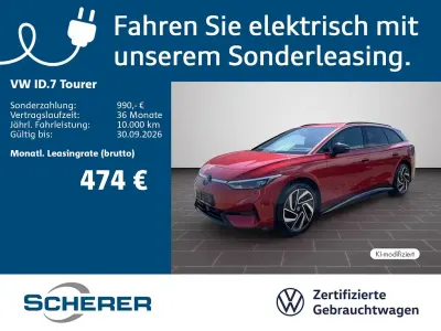 Gebraucht VW ID.7 Pro 210 kW (286 PS) 2025 Kings red metallic (metallic) Kombi