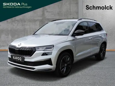 Gebraucht Skoda Karoq SportLine 151 PS (111 kW) 2023 Silber SUV