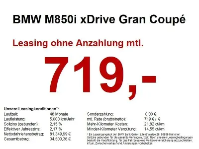Gebraucht BMW M850 M Sport 530 PS (389 kW) 2025 Schwarz Coupé