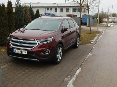 Orange Gebraucht 2016 Ford Edge Titanium SUV | 14.600 € (Fairer Preis)