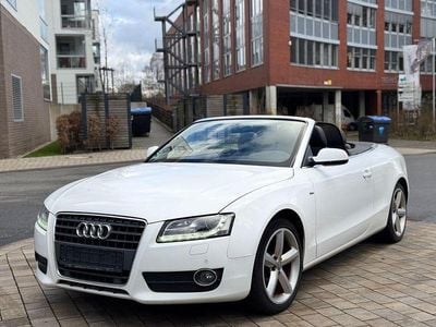 Gebraucht Audi A5 Cabriolet S-Line 160 PS (117 kW) 2010 Weiß Cabrio