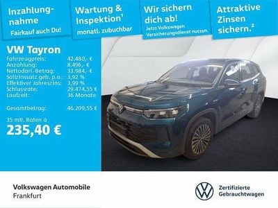 Nightshade blue metallic/night Gebraucht 2025 VW Tayron Life SUV | 41.980 € (Superpreis)