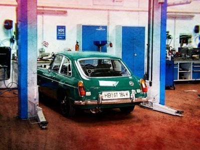 Grün Gebraucht 1969 MG B GT Coupé | 14.800 €