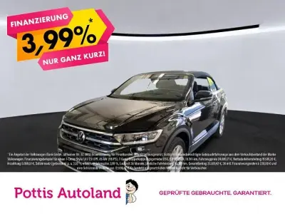 Gebraucht VW T-Roc Cabriolet Style 110 PS (80 kW) 2022 Schwarz Cabrio
