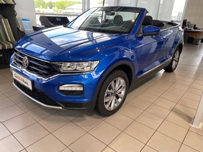 gebraucht VW T-Roc EU6d Cabriolet Style 1.0 TSI ACC PDCv+h LED-hinten Multif.Lenkrad RDC Klimaautom