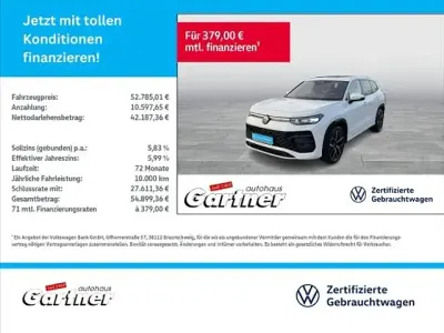 Brugt VW Tayron R-line 193 HK (141 kW) 2025 Hvid SUV