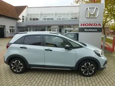 Gebraucht Honda Jazz Advance 122 PS (89 kW) 2023 Fjord mist. metallic (hellgrün) Kleinwagen