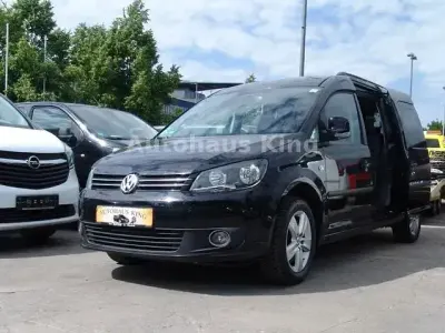 Gebraucht VW Caddy Maxi Comfortline 140 PS (102 kW) 2012 Deep black perleffekt Van / Kleinbus