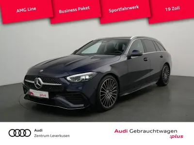 Brugt Mercedes C300 AMG line 286 HK (210 kW) 2022 Blå Stationcar