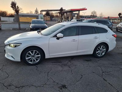 Gebraucht Mazda 6 Exclusive-Line 150 PS (110 kW) 2017 Weiß Kombi