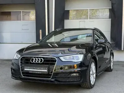 Begagnad Audi A3 S-Line 150 HK (110 kW) 2016 Svart Sedan