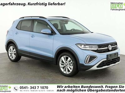 Clear blue metallic Neu 2025 VW T-Cross Life SUV | 27.545 € (Fairer Preis)