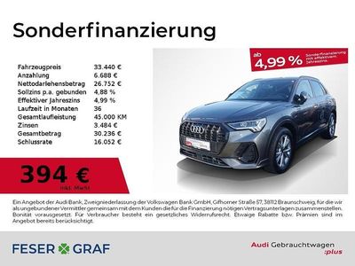 Gebraucht Audi Q3 Design 150 PS (110 kW) 2023 Daytonagrau perleffekt SUV