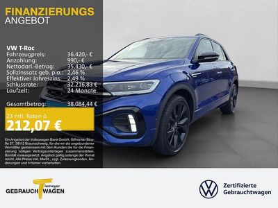 Blau Gebraucht 2025 VW T-Roc R-line SUV | 36.420 € (Fairer Preis)
