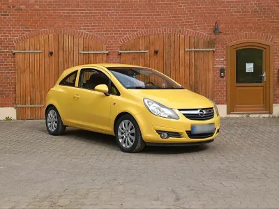 Używany Opel Corsa 69 KM (50 kW) 2010 Żółty Hatchback
