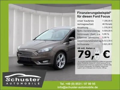 Used Ford Focus Titanium 150 HP (110 kW) 2018 Brown Estate